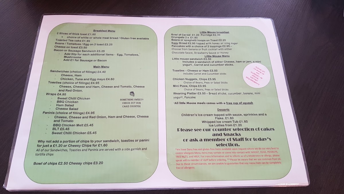 Little Brown mouse play cafe